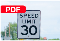 Image of a speed limit sign